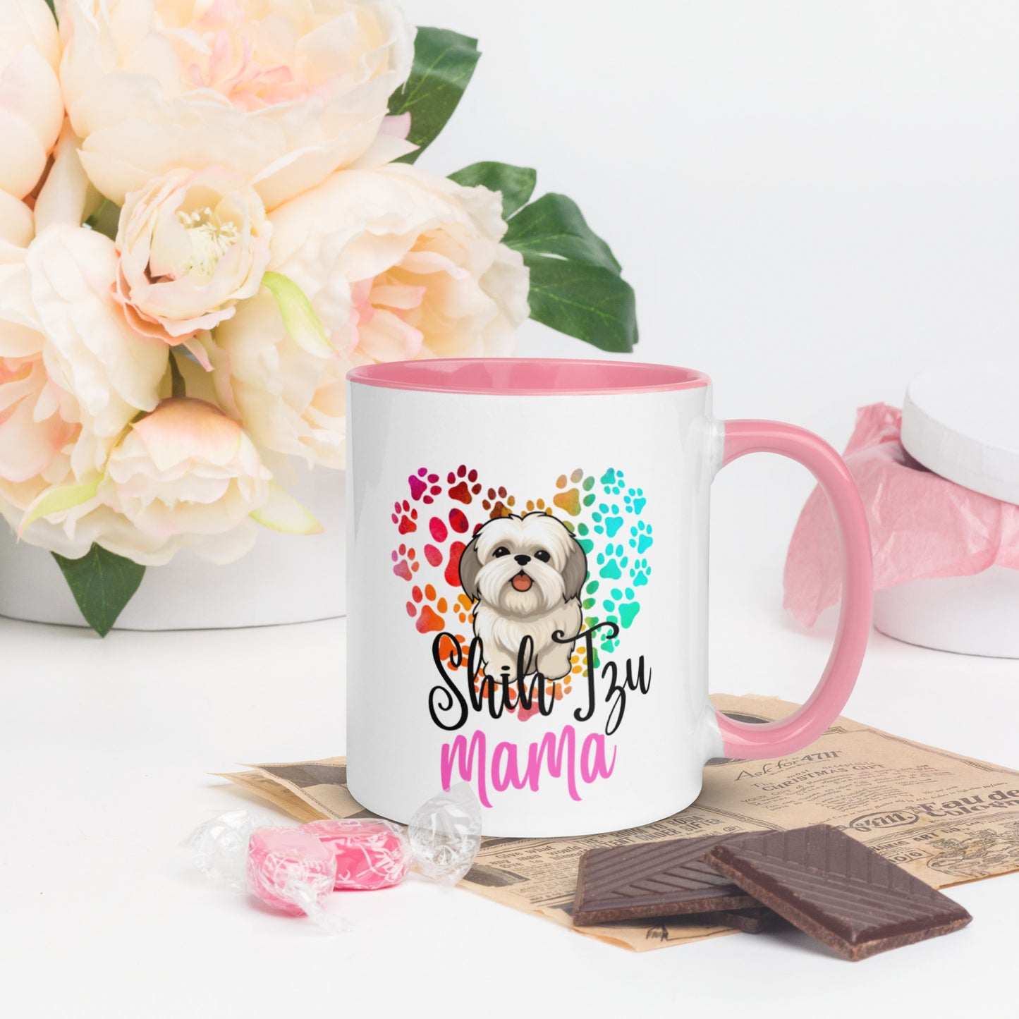Shih Tzu Mug with Color Inside
