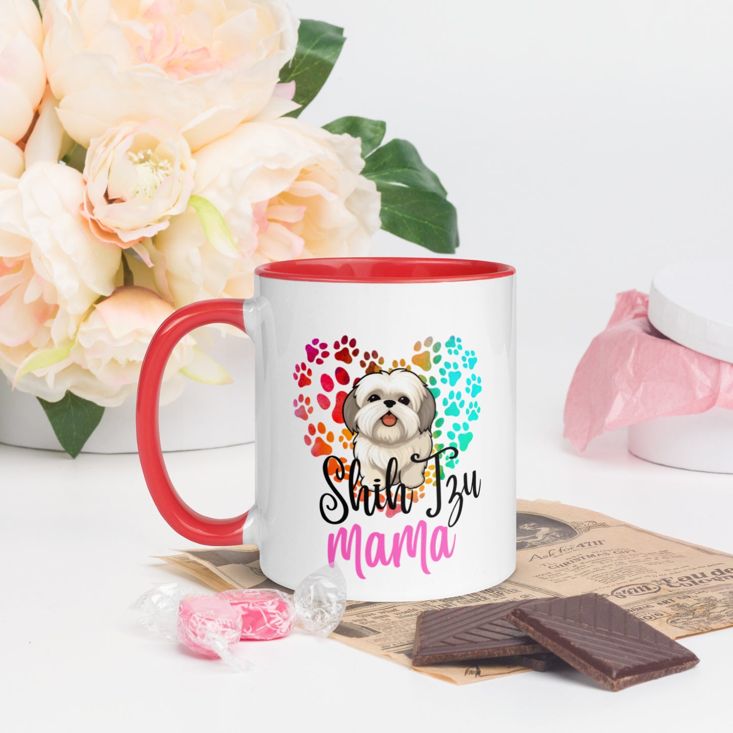 Shih Tzu Mug with Color Inside