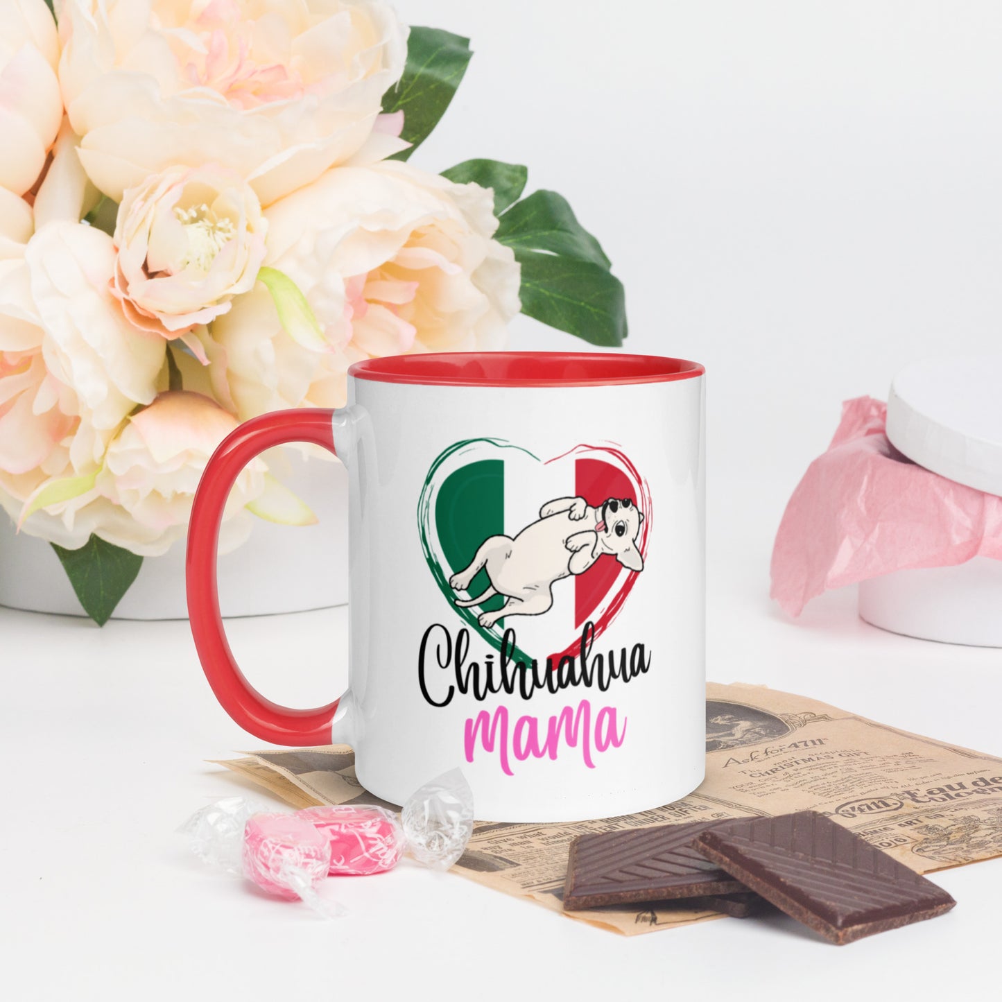 Chihuahua Mexico Mug with Color Inside