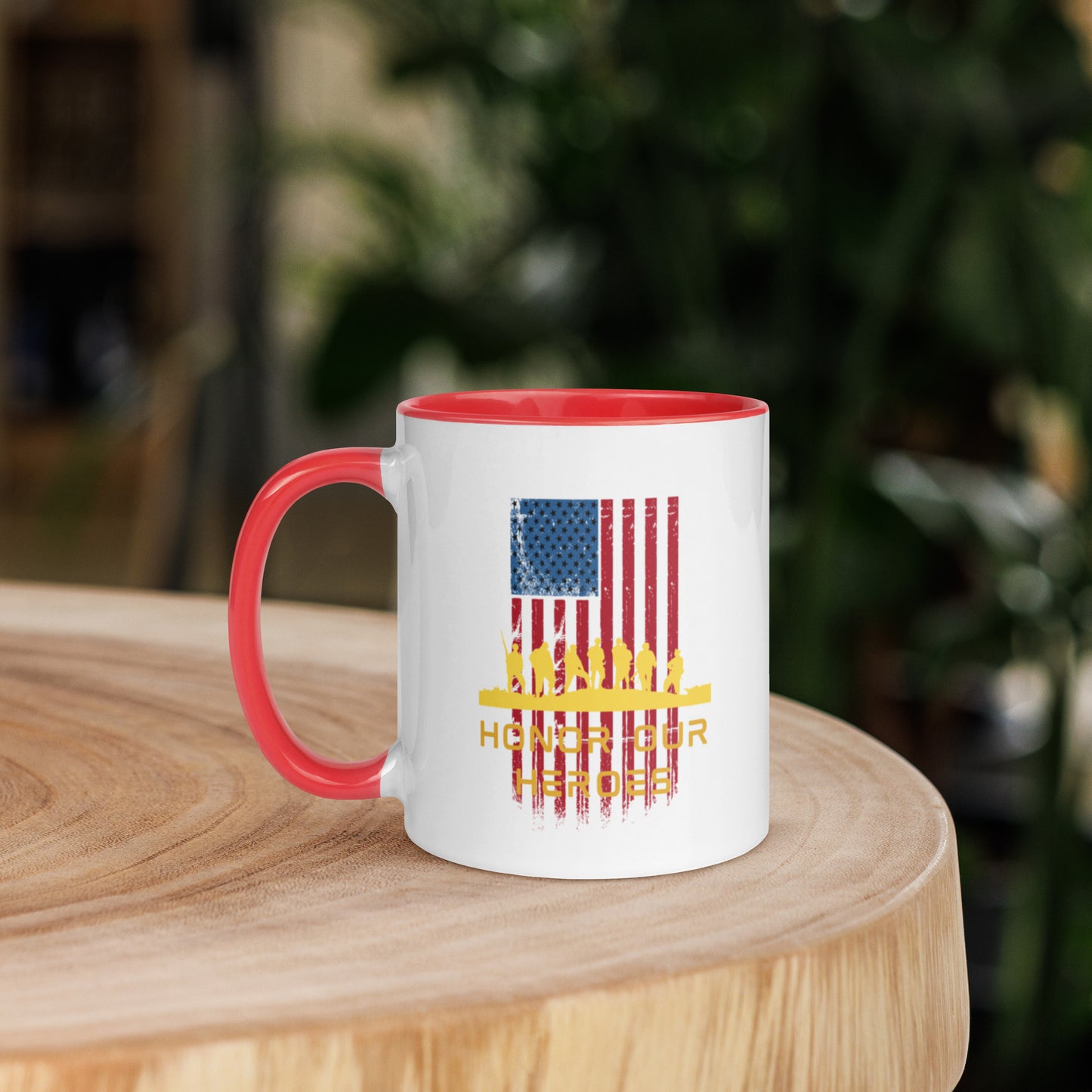 Veterans Day Mug with Color Inside