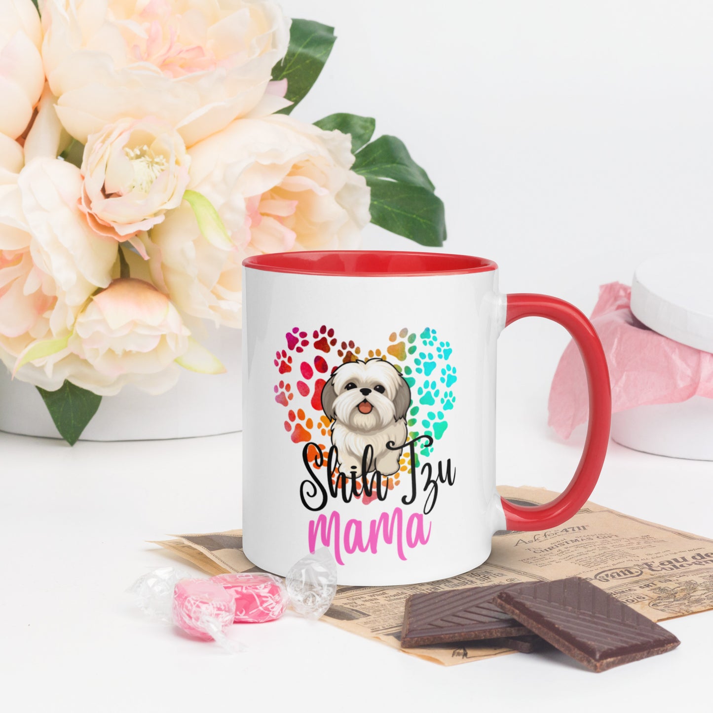 Shih Tzu Mug with Color Inside