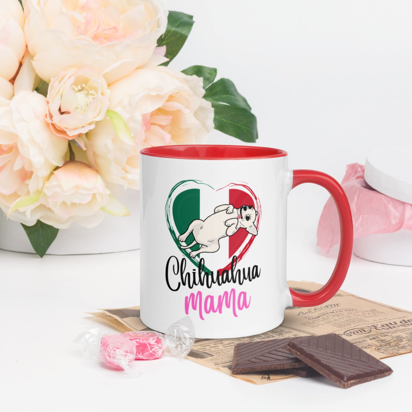 Chihuahua Mexico Mug with Color Inside