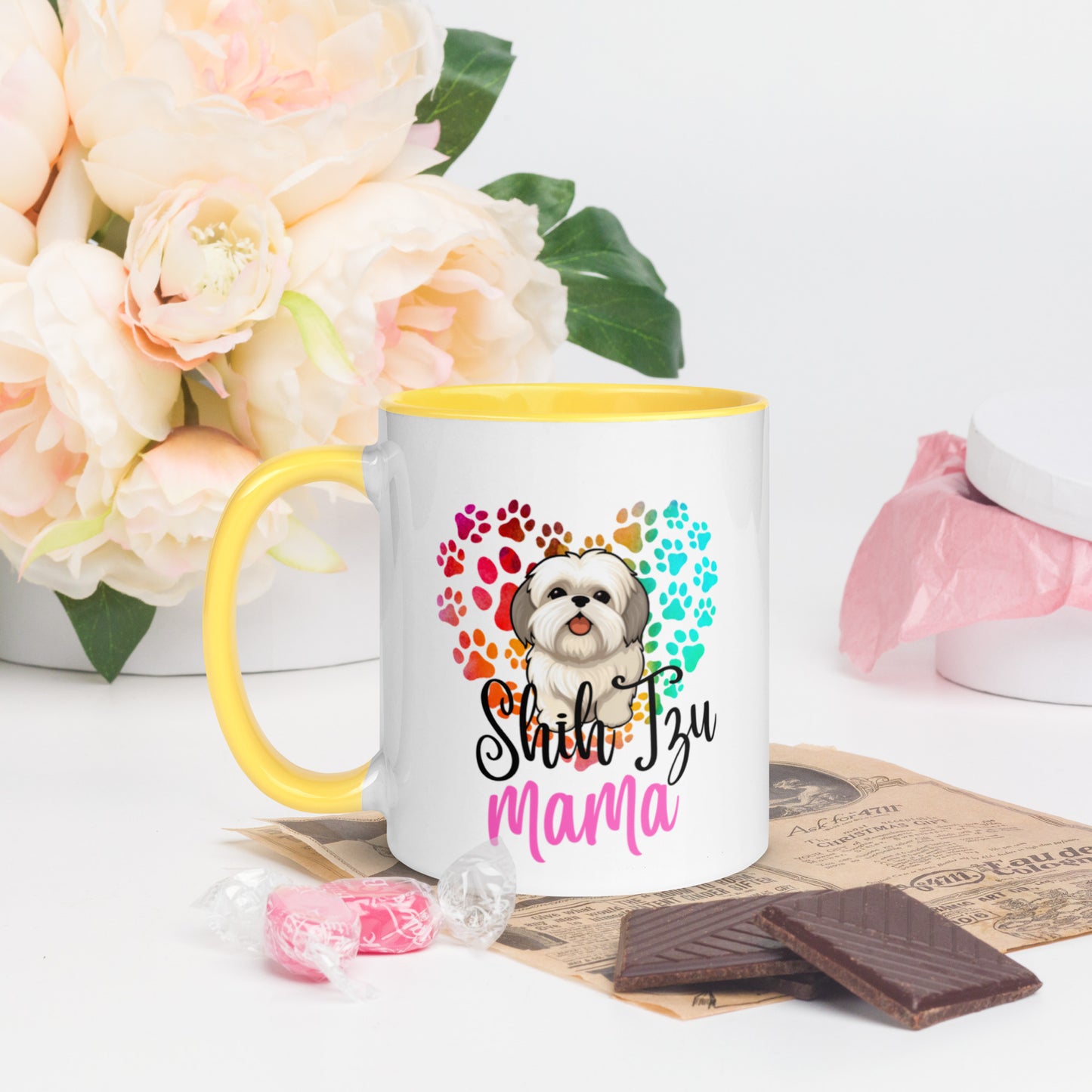 Shih Tzu Mug with Color Inside