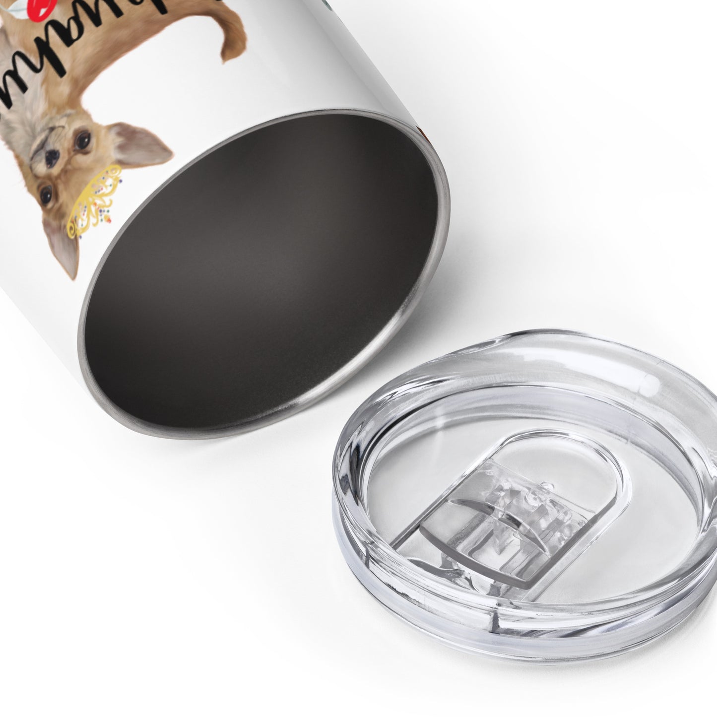 Chihuahua mom Wine tumbler