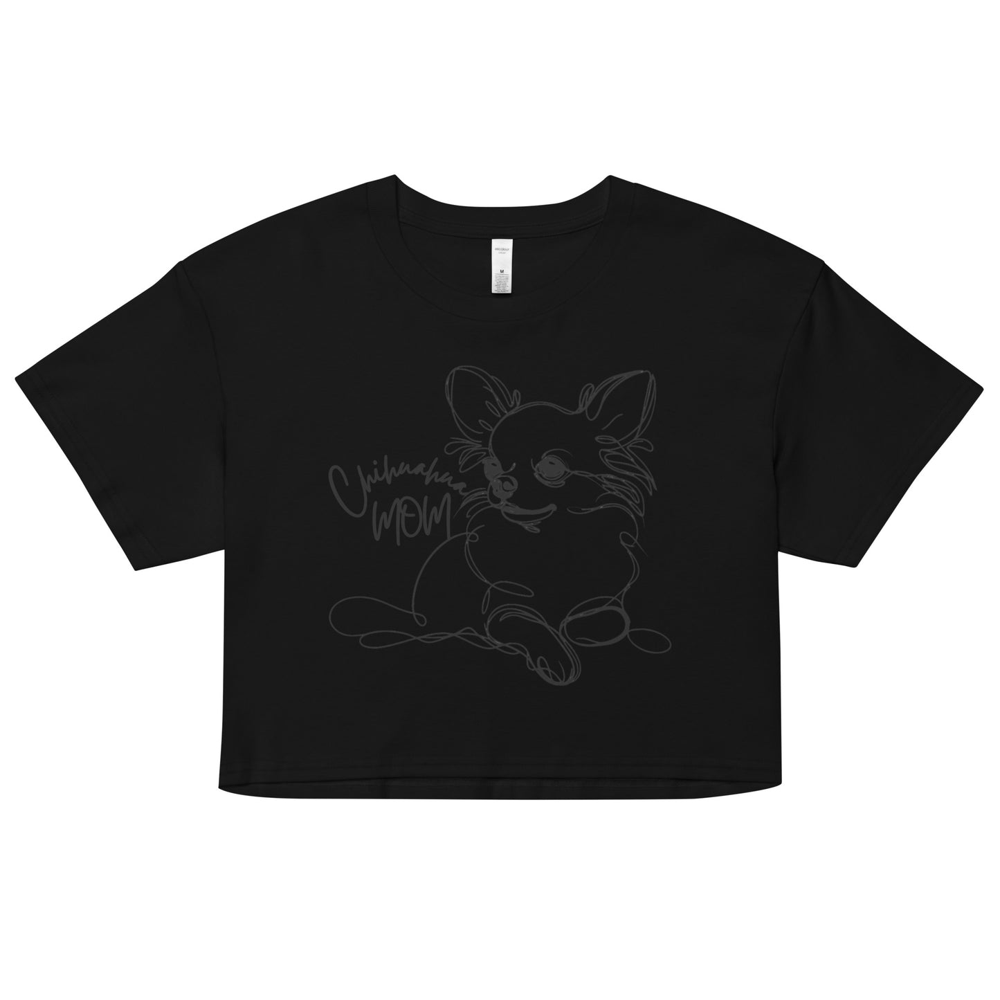 Chihuahua Shirt, Chihuahua Mom Shirt, Chihuahua Owner Gift, Dog Mom Shirt, Kawaii Chihuahua, Women’s crop top