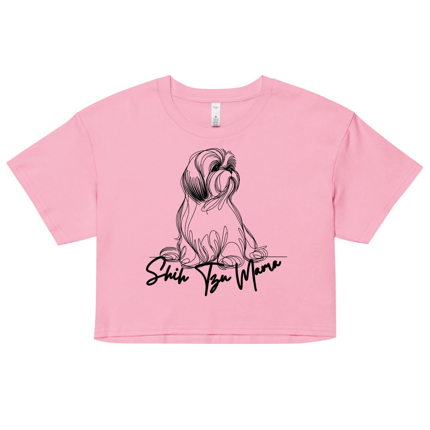 Shih Tzu Shirt, Shih Tzu Mom Shirt, Shih Tzu Owner Gift, Mom Shirt, Dog Lover Shirt, Women’s crop top
