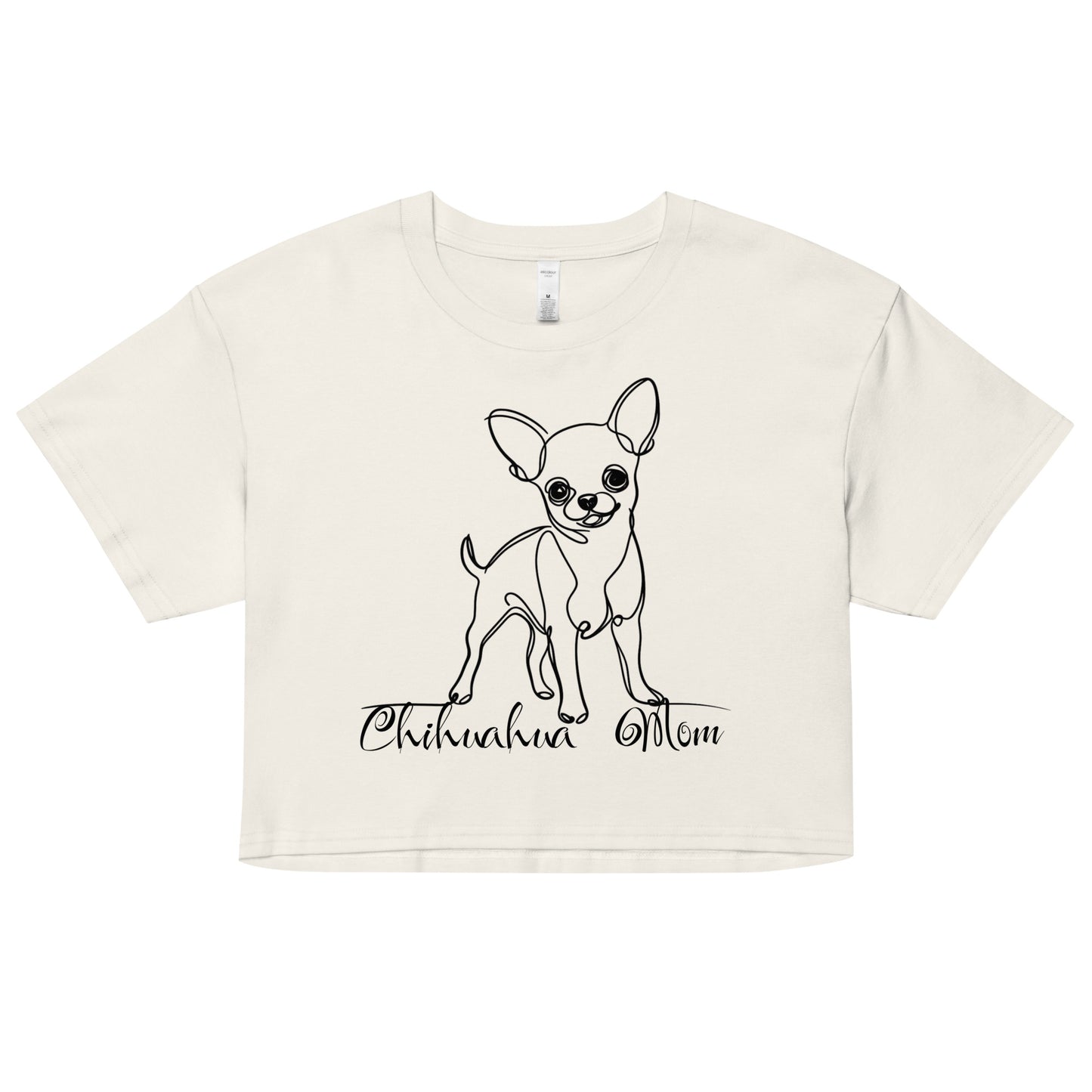 Chihuahua Shirt, Chihuahua Mom Shirt, Chihuahua Owner Gift, Mom Shirt, Women’s crop top