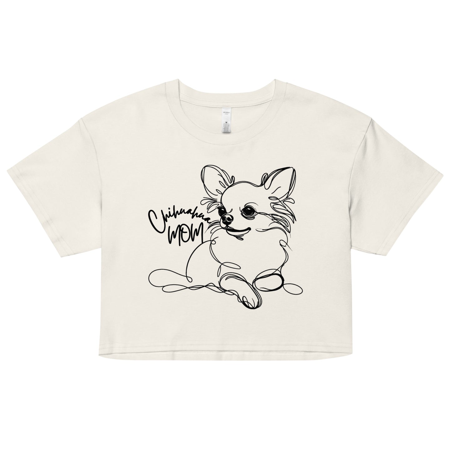 Chihuahua Shirt, Chihuahua Mom Shirt, Chihuahua Owner Gift, Dog Mom Shirt, Kawaii Chihuahua, Women’s crop top