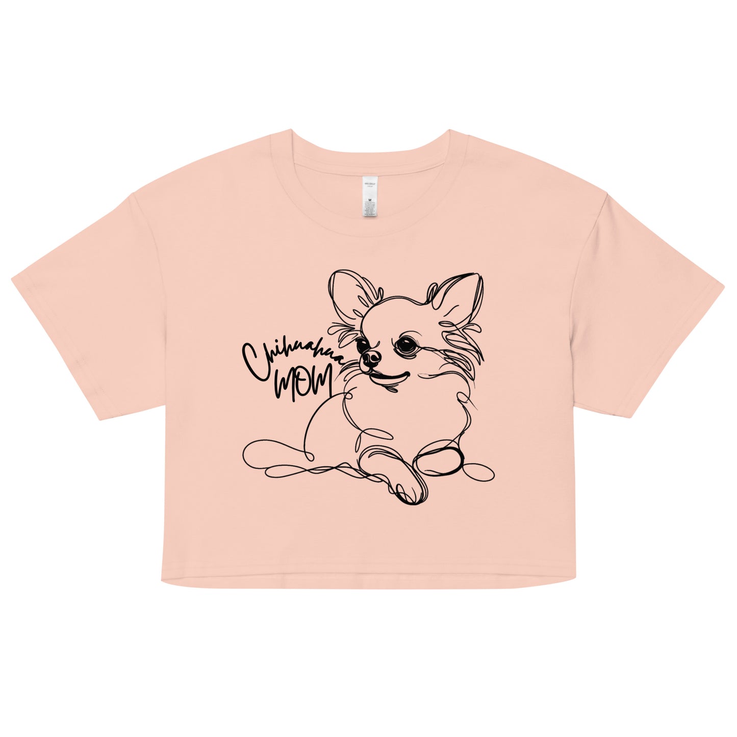 Chihuahua Shirt, Chihuahua Mom Shirt, Chihuahua Owner Gift, Dog Mom Shirt, Kawaii Chihuahua, Women’s crop top