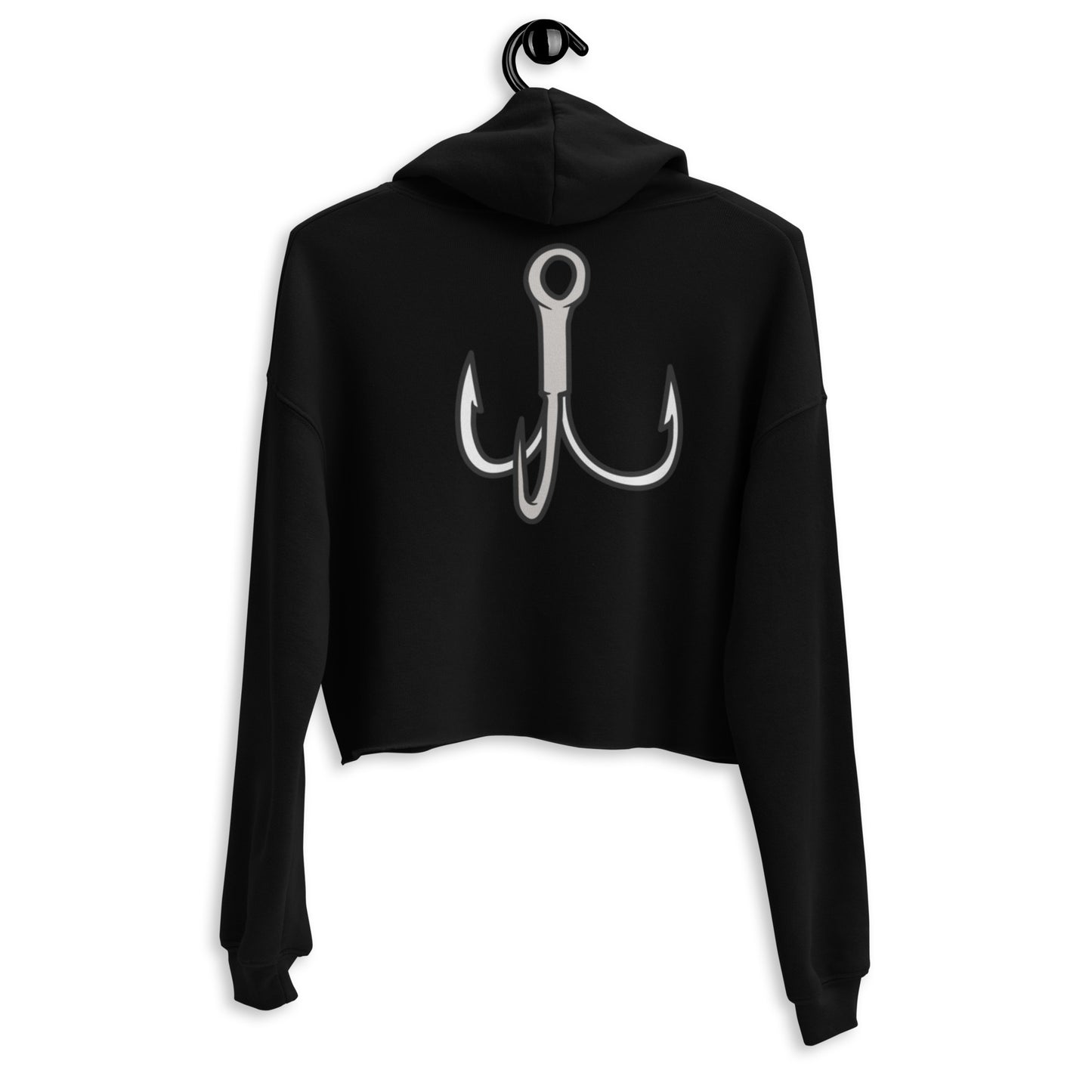 Heart Fish Crop Hoodie