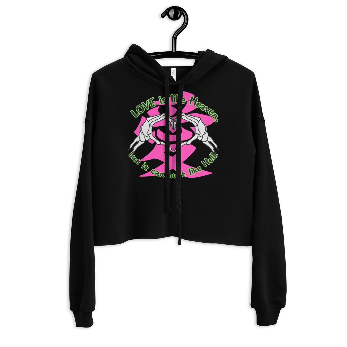 Love is like Heaven, Skull Crop Hoodie