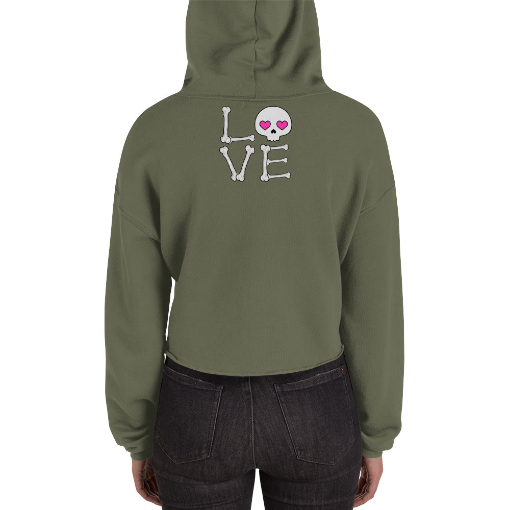 Love is like Heaven, Skull Crop Hoodie