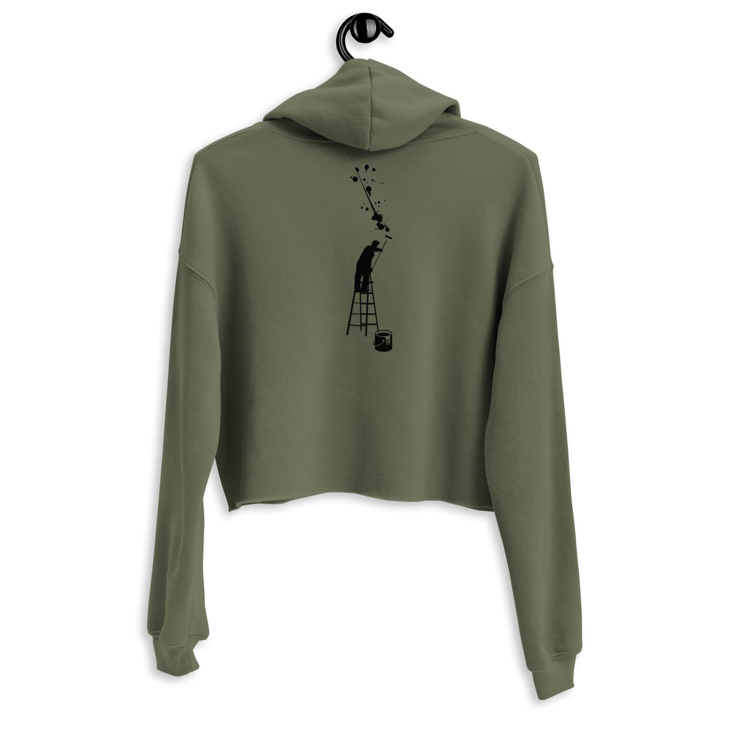 California Mama, Crop Hoodie