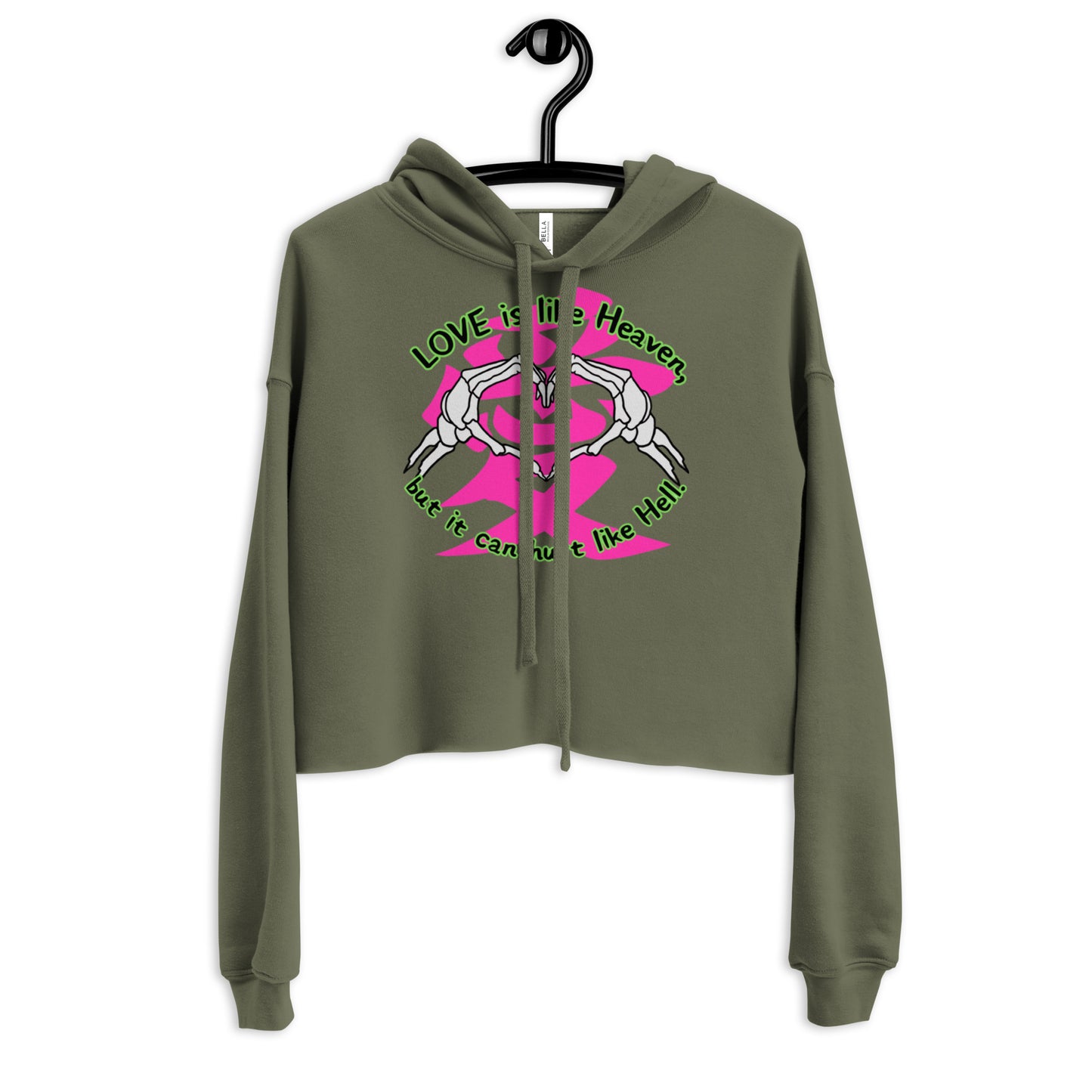 Love is like Heaven, Skull Crop Hoodie