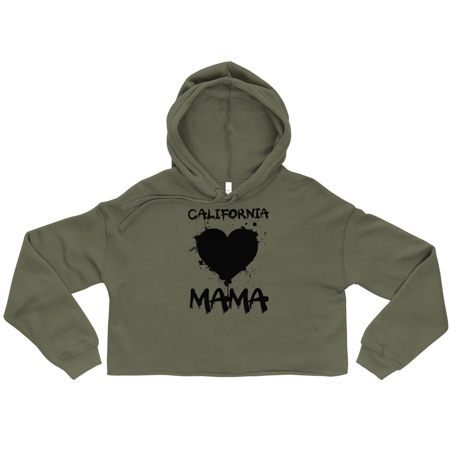 California Mama, Crop Hoodie
