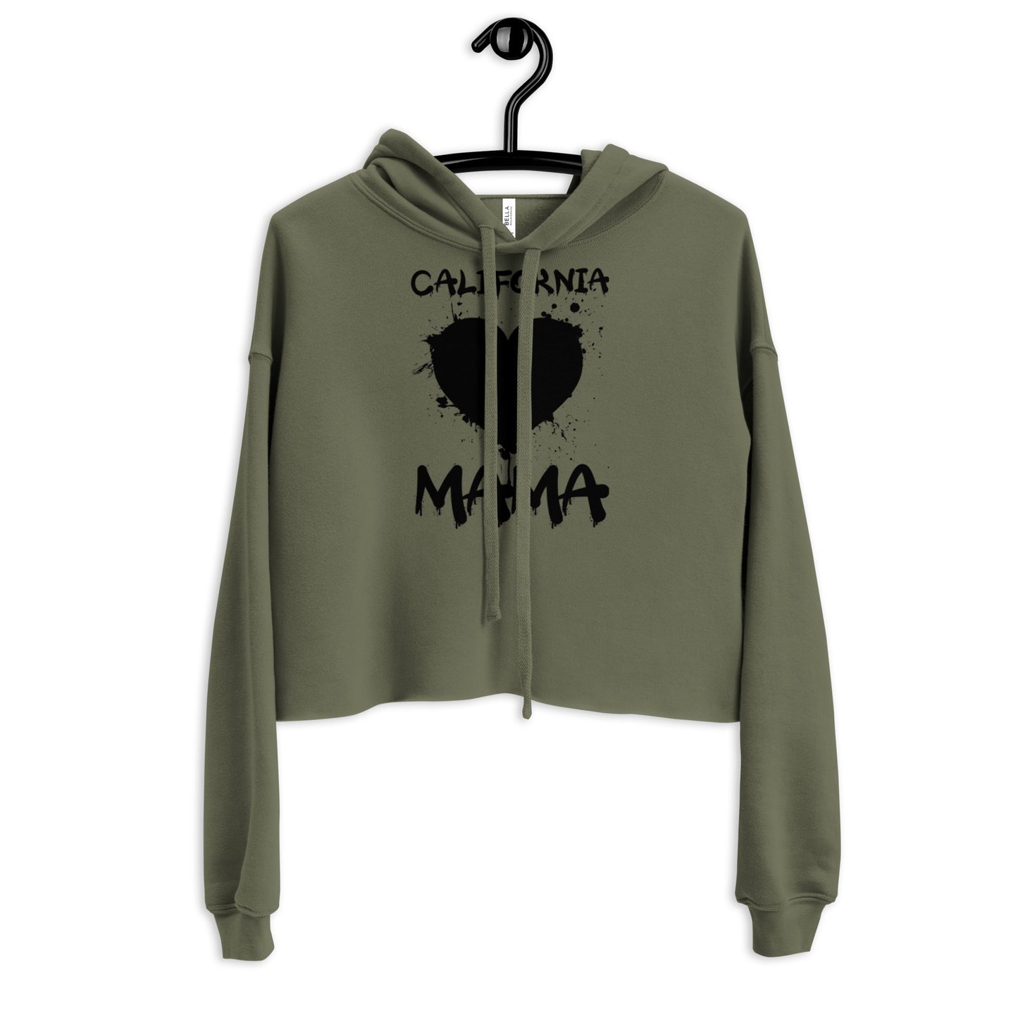 California Mama, Crop Hoodie