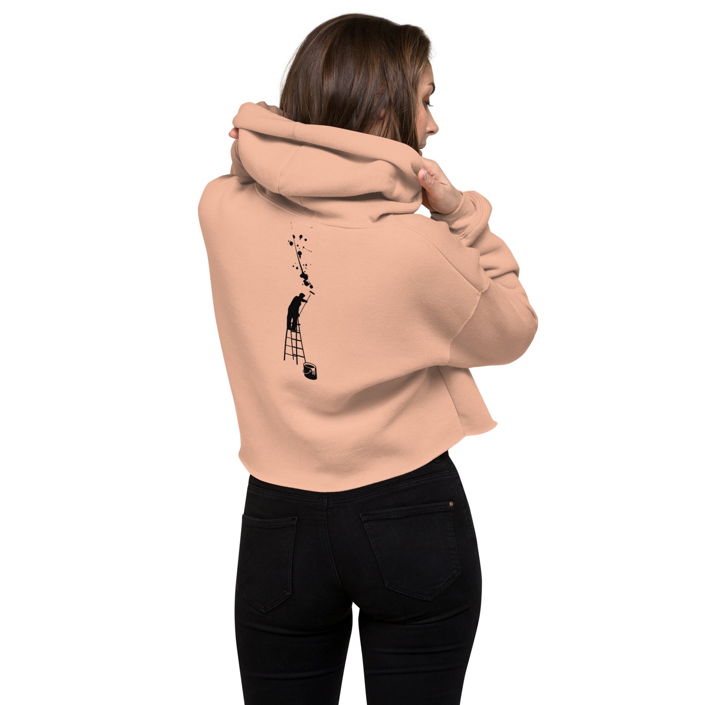 California Mama, Crop Hoodie