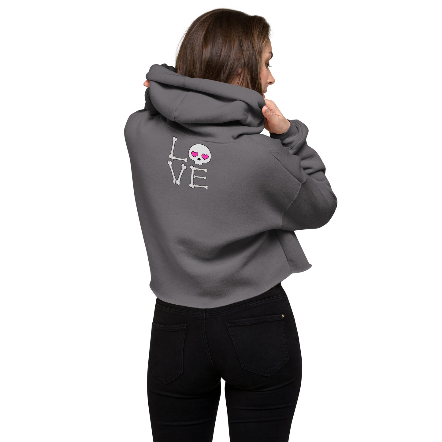 Love is like Heaven, Skull Crop Hoodie