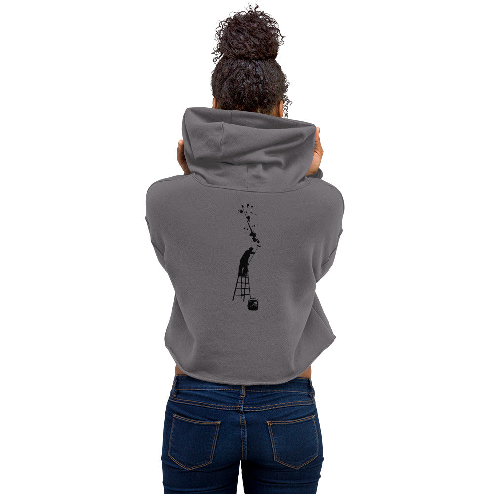 California Mama, Crop Hoodie