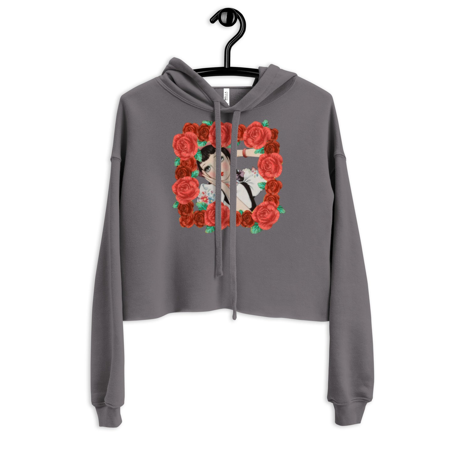 SHOJO Manga Crop Hoodie