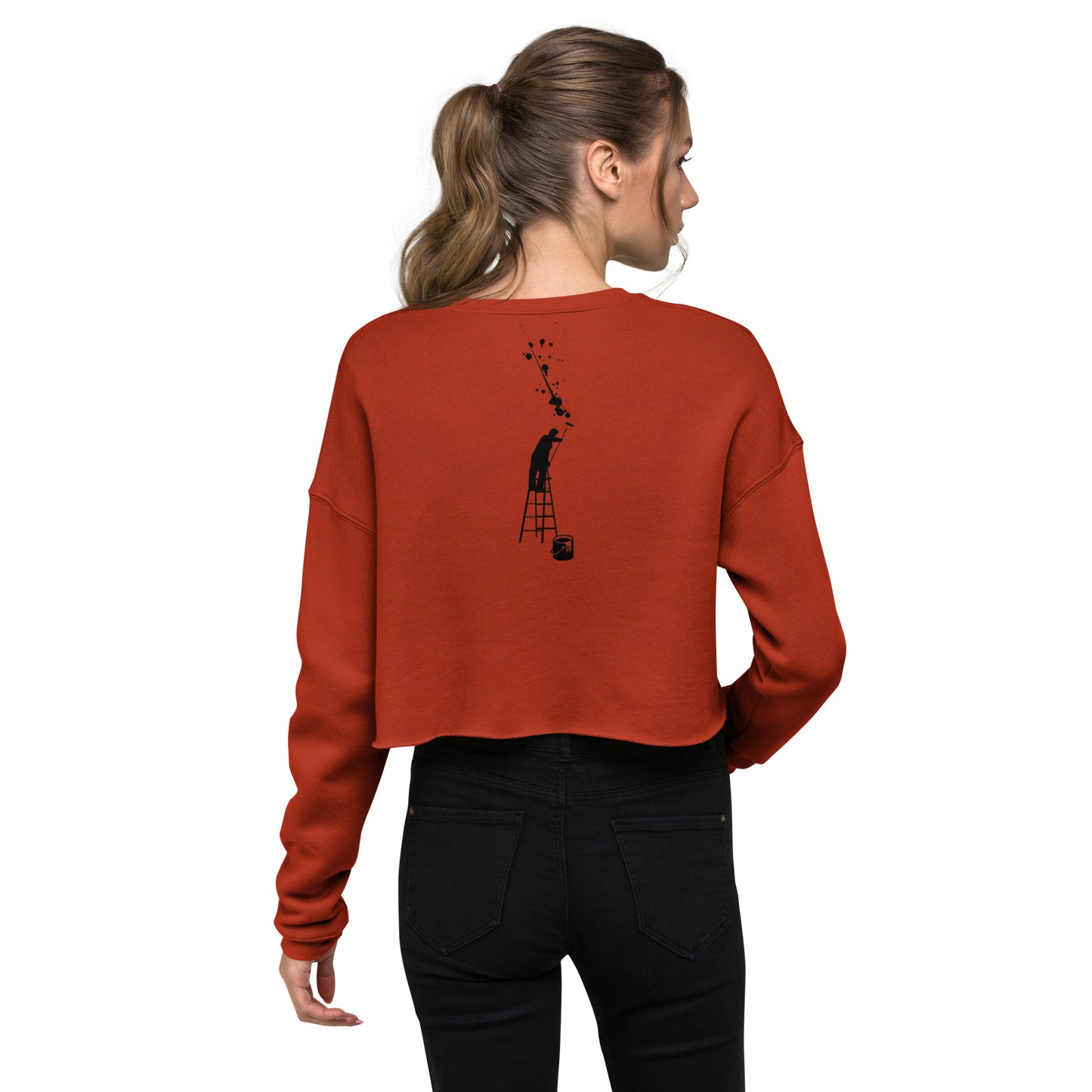 California Mama, Crop Sweatshirt