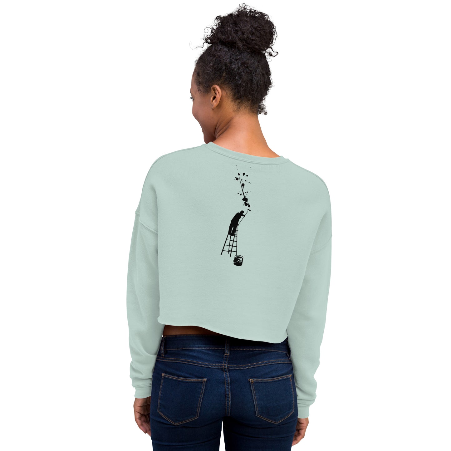 California Mama, Crop Sweatshirt