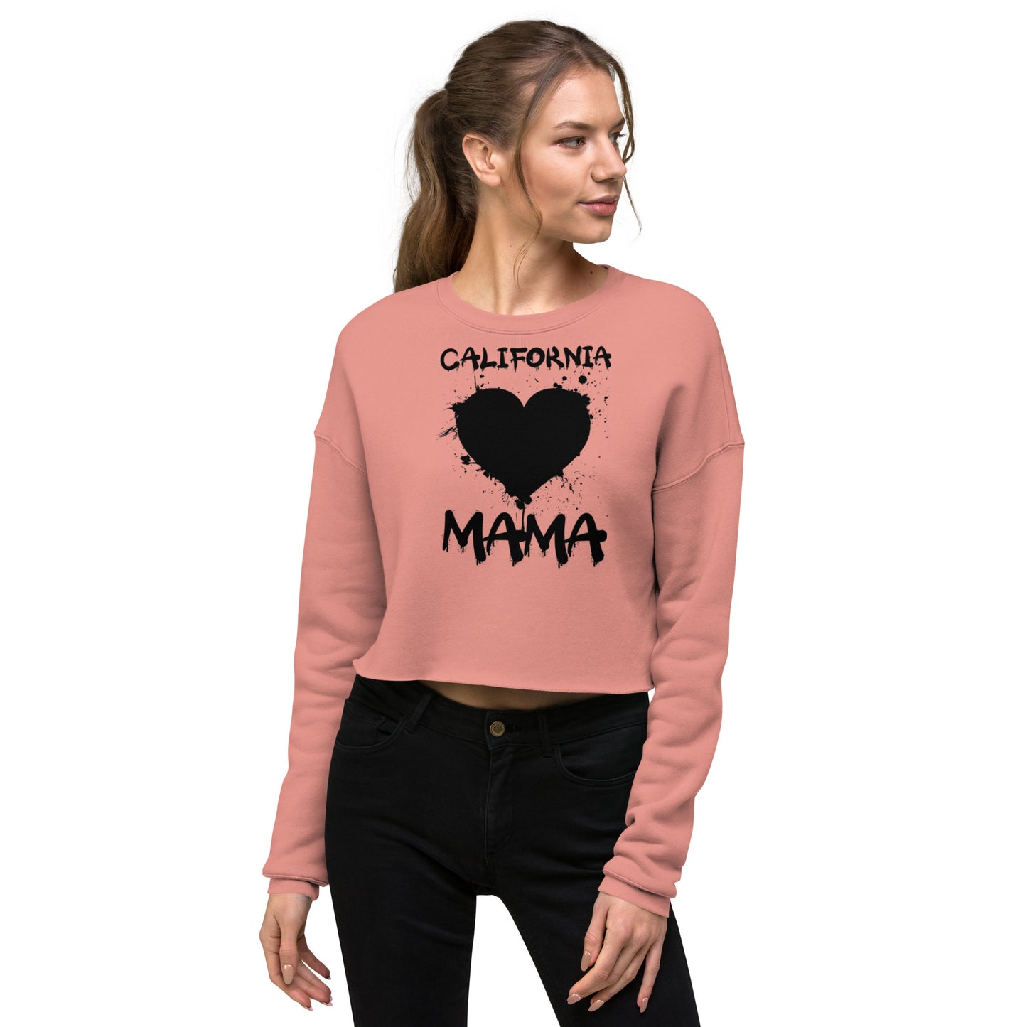 California Mama, Crop Sweatshirt