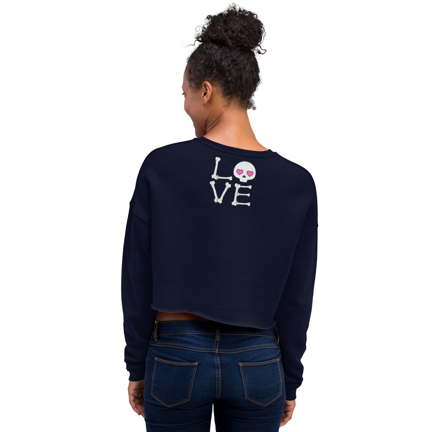 Love is like Heaven, kawaii, ai, love, Crop Sweatshirt