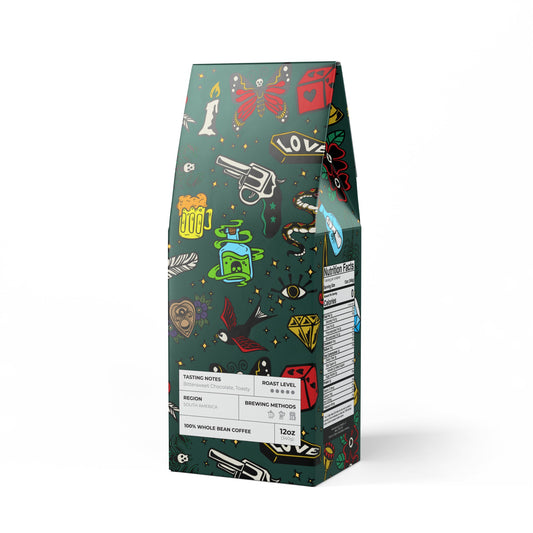 Tattoo Flash Green Bitterroot Coffee Blend (Dark French Roast)