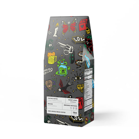 Tattoo Flash Cascades Coffee Blend (Medium-Dark Roast)