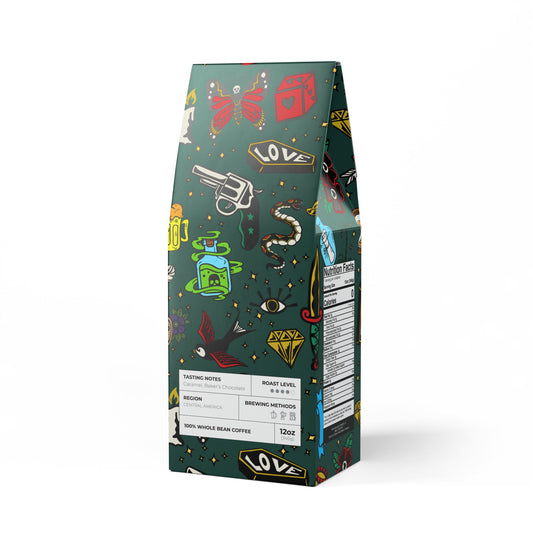 Tattoo Flash Green Flathead Valley Coffee Blend (Medium-Dark Roast)