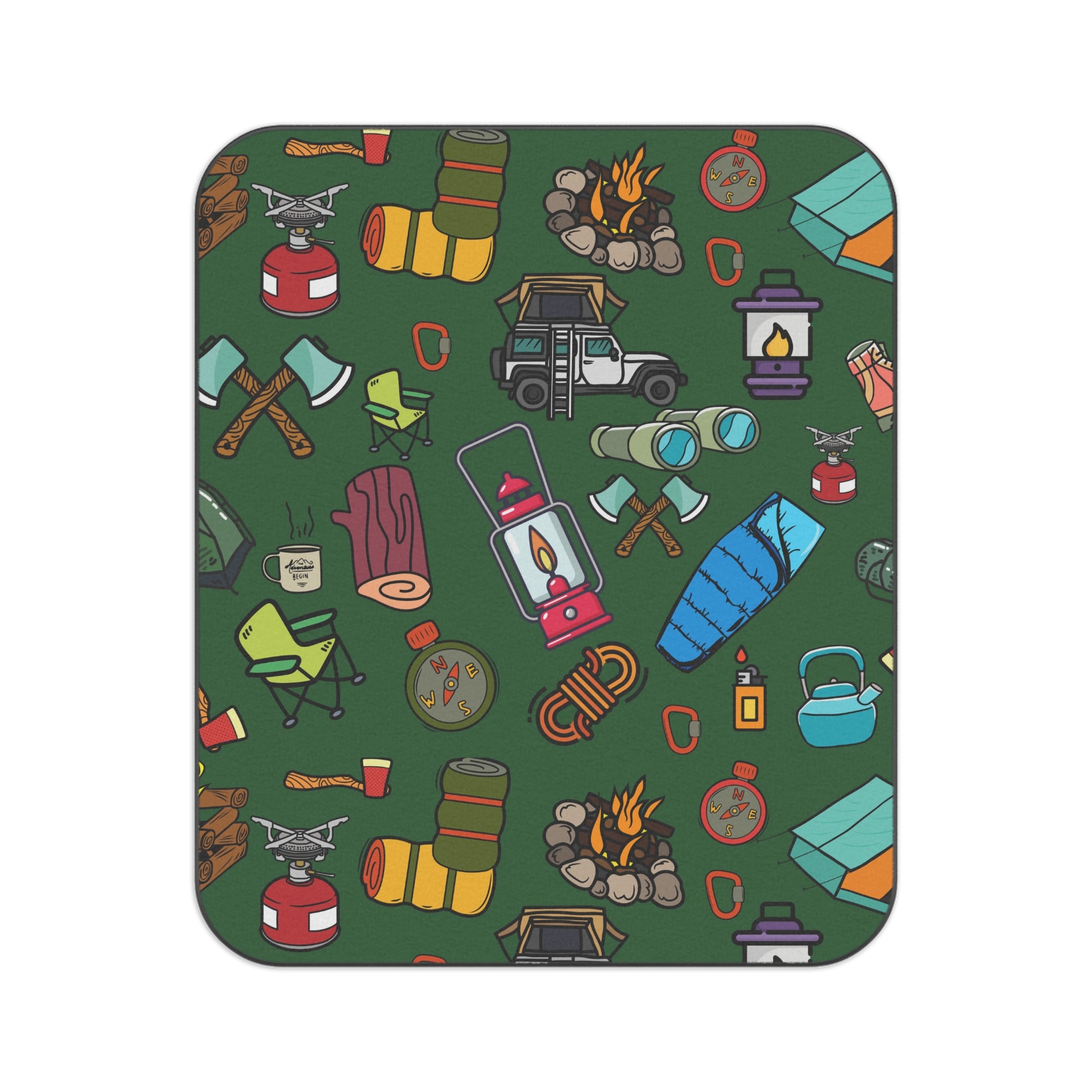 Kawaii, Camping blanket, Gift for Camp Lover, Gift For Her, Gift For Him, Camping lifestyle, Camping Lover, Outdoor Gift, Picnic Blanket