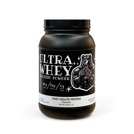 Whey Isolate Protein Supplement (907g, 2lb)Chocolate, 25g Protein, Protein Shake for Muscle Strength & Recovery