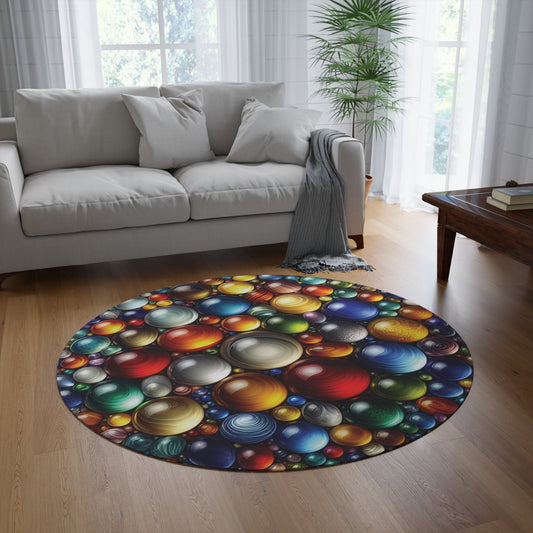 Colorful stones, Cute stones, sparkling stones, Housewarming gifts, wedding gifts, Gay pride, rainbow colors, gift for wife, Round Rug