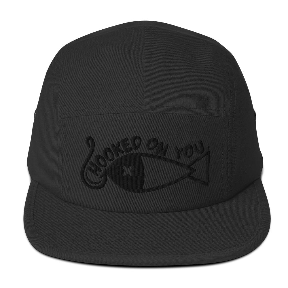 Hooked on you Five Panel Cap