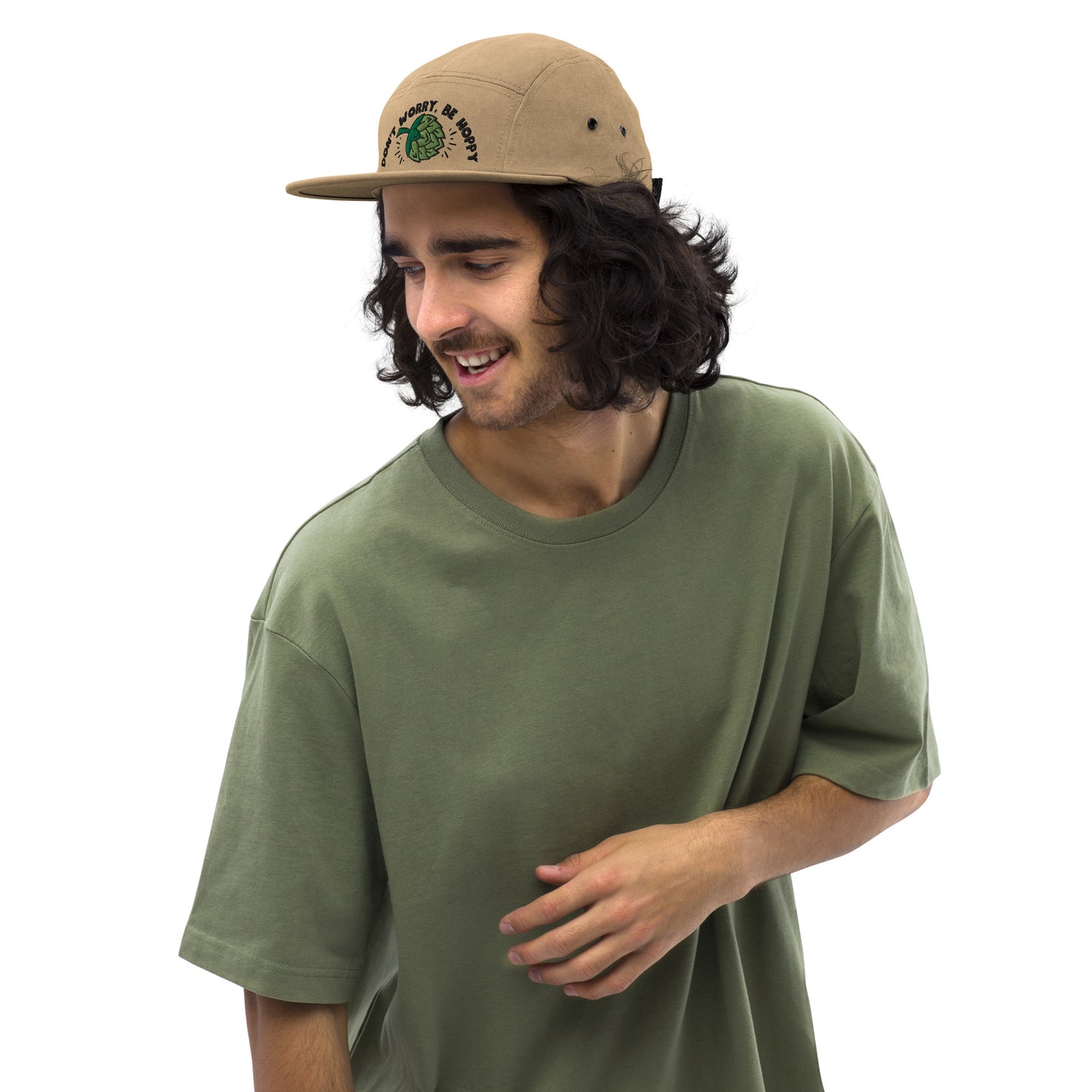 Don’t worry, be hoppy. Beer, Five Panel Cap