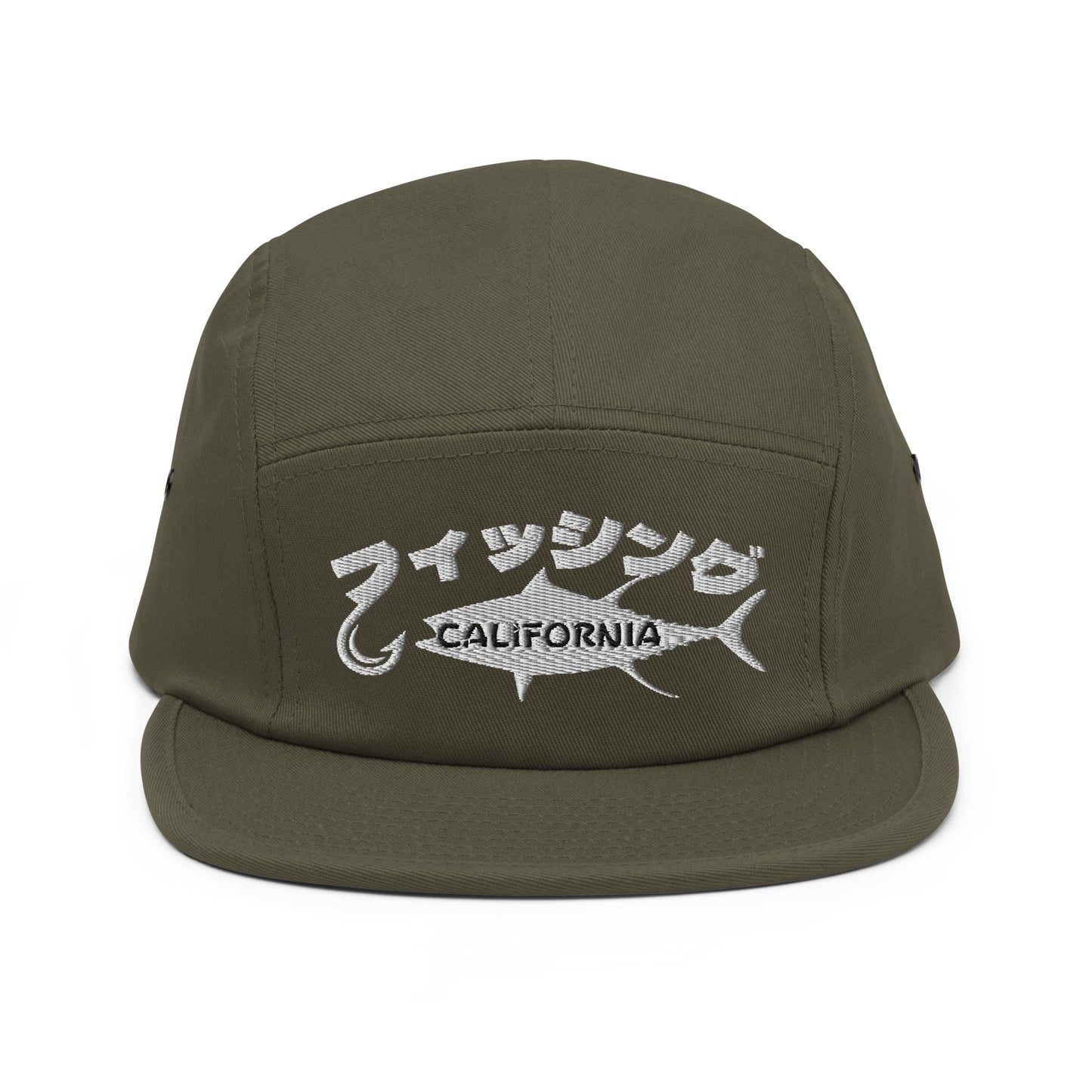Fishing California, Japanese katakana,　Five Panel Cap