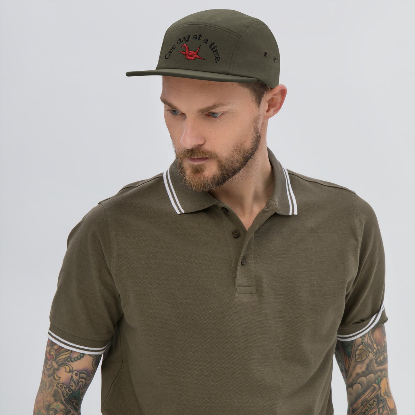 ORIGAMI, Orizuru, Crane Five Panel Cap