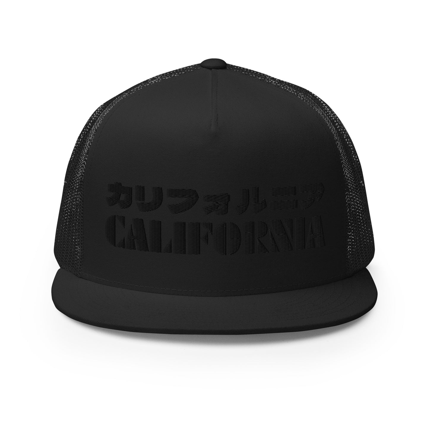 California Japanese Katakana Trucker Cap