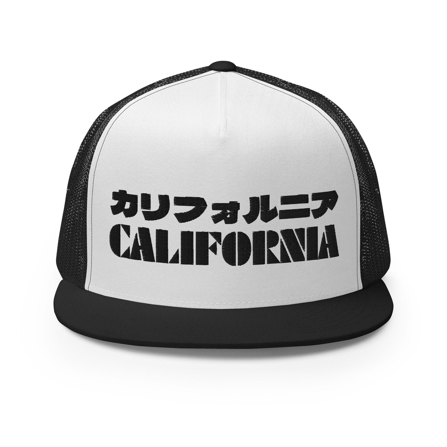 California Japanese Katakana Trucker Cap