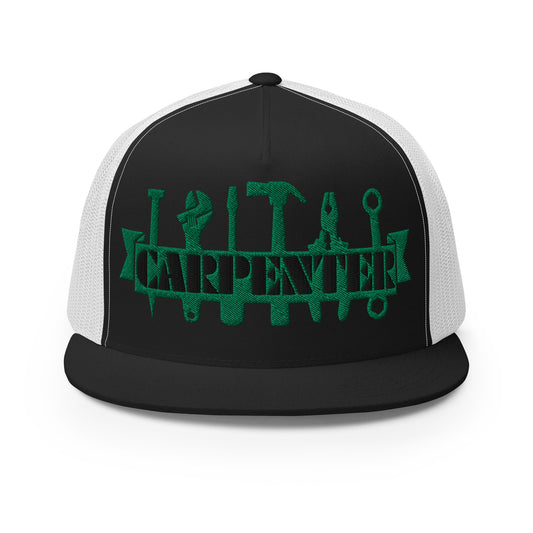 Carpenter,  Carpenter Gear, Carpenters Tool, Wood Working, Trucker Cap