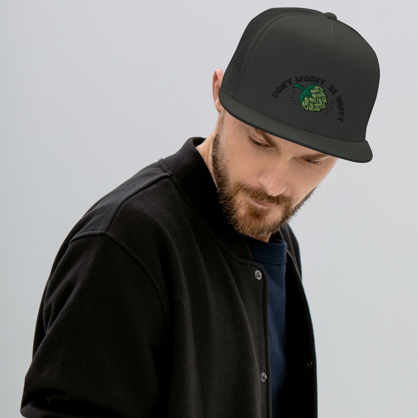 Don’t worry, be hoppy beer Trucker Cap