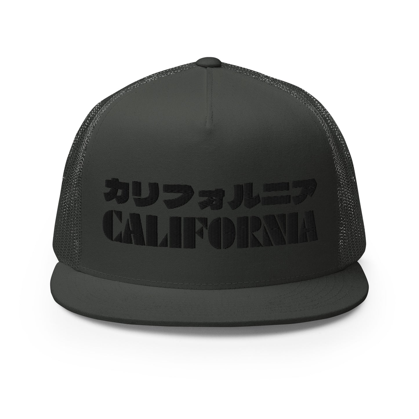 California Japanese Katakana Trucker Cap