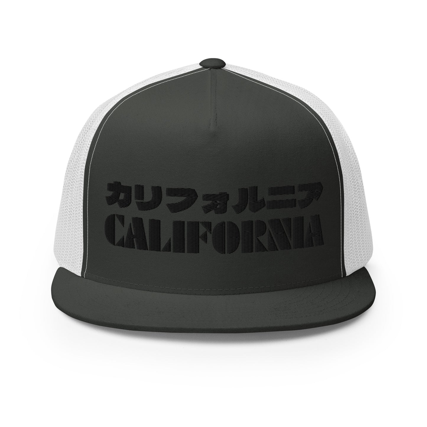 California Japanese Katakana Trucker Cap