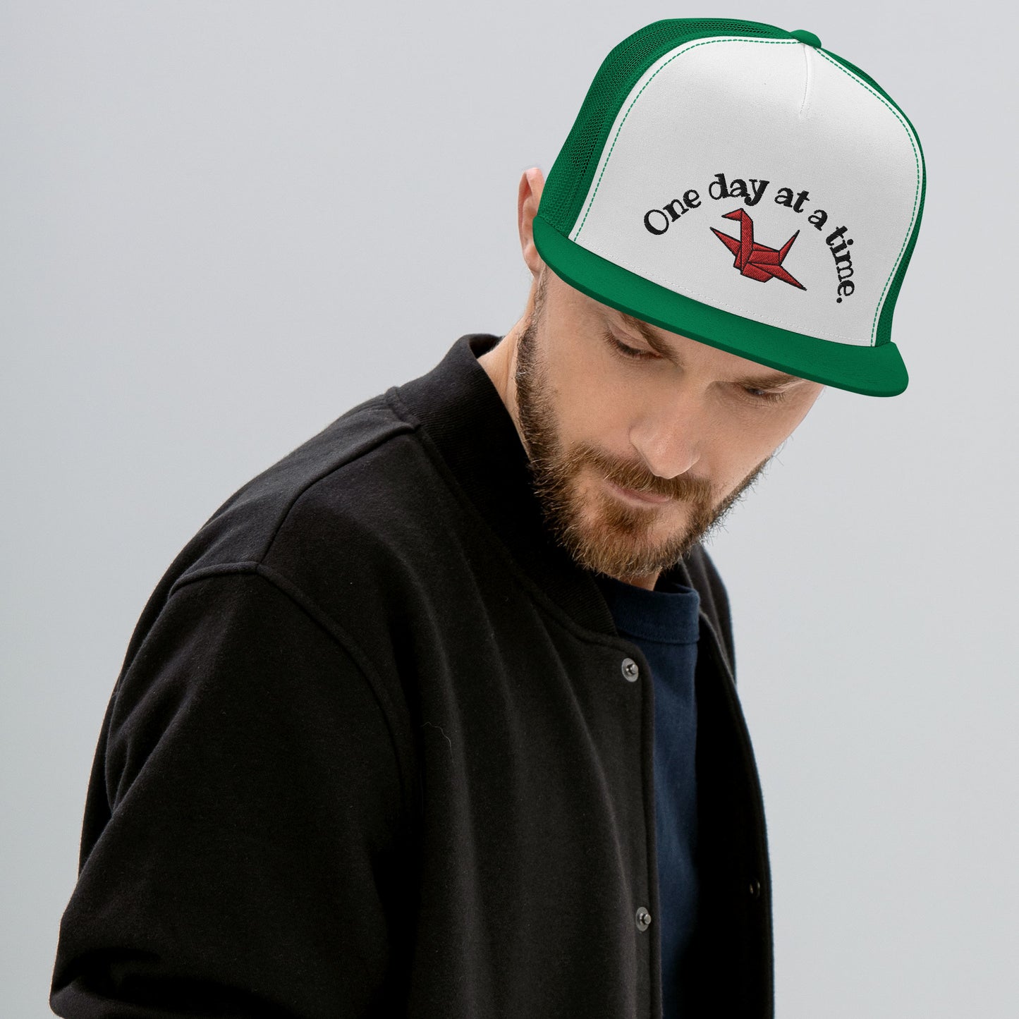 ORIGAMI, orizuru,  cranes, Trucker Cap