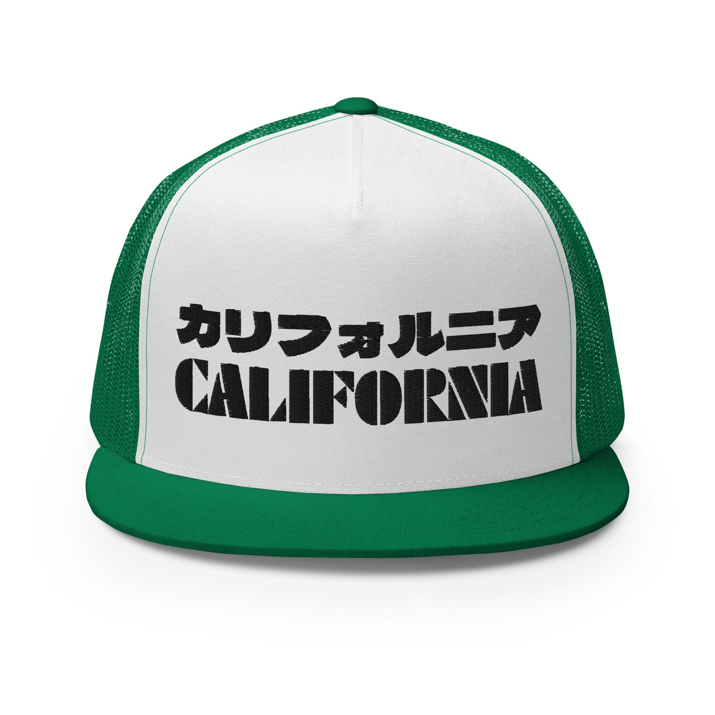 California Japanese Katakana Trucker Cap