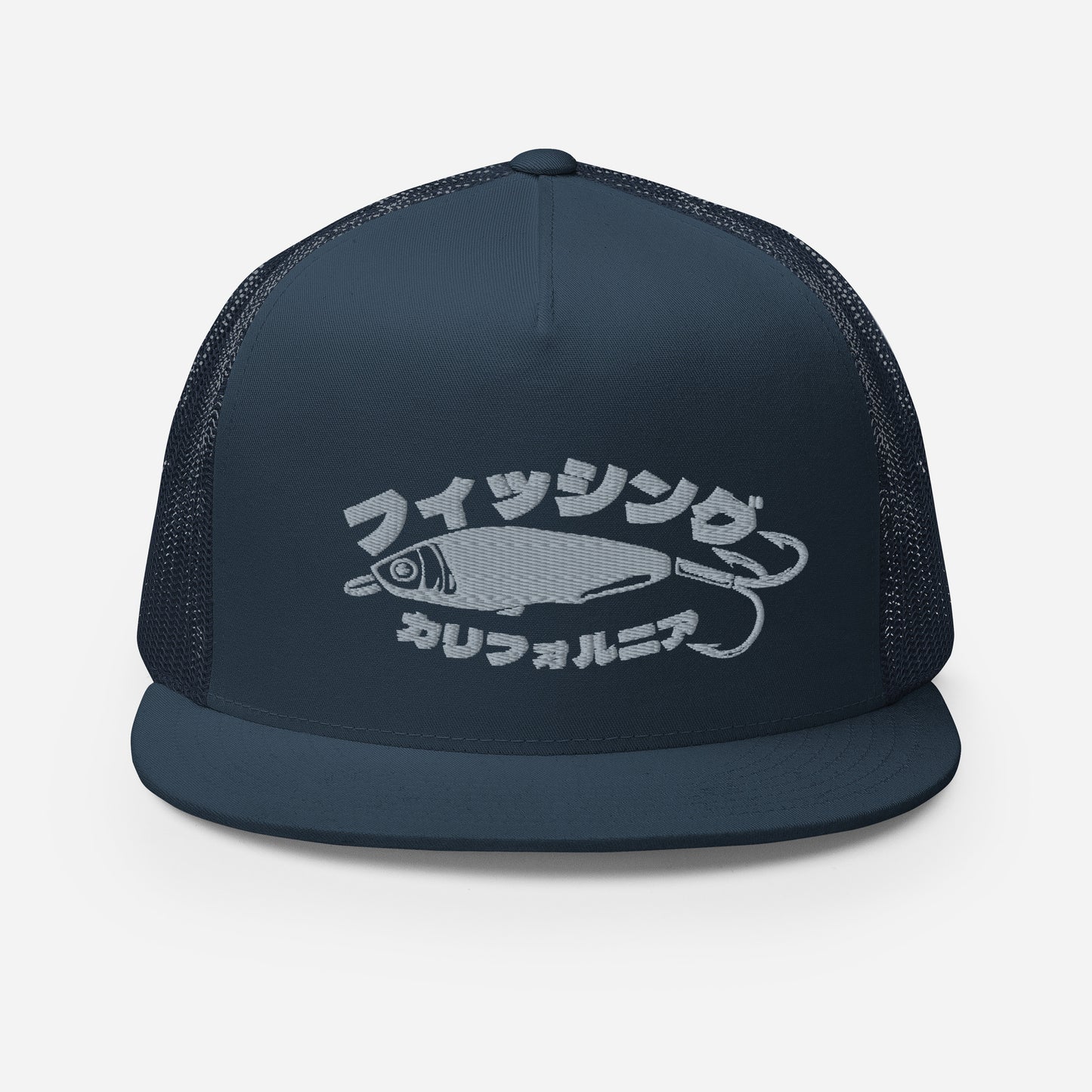Fishing California,  Japanese katakana、Trucker Cap
