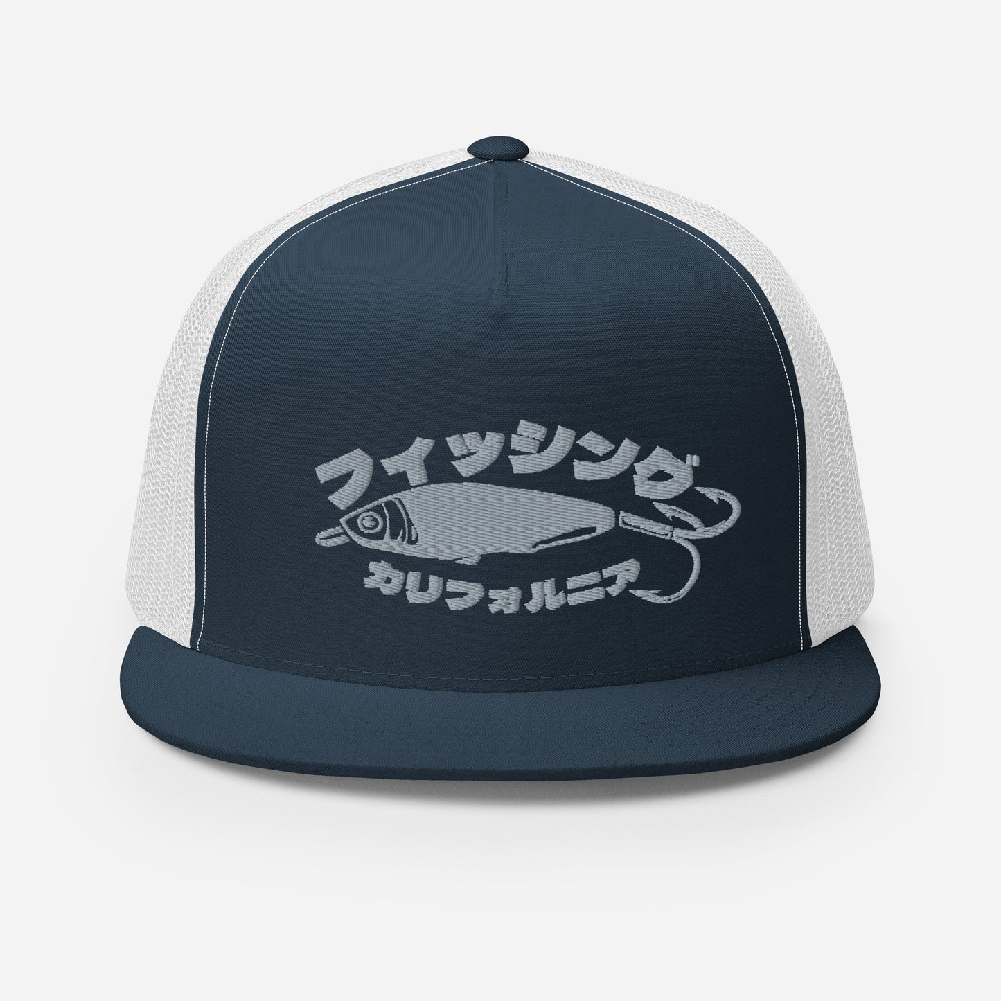 Fishing California,  Japanese katakana、Trucker Cap