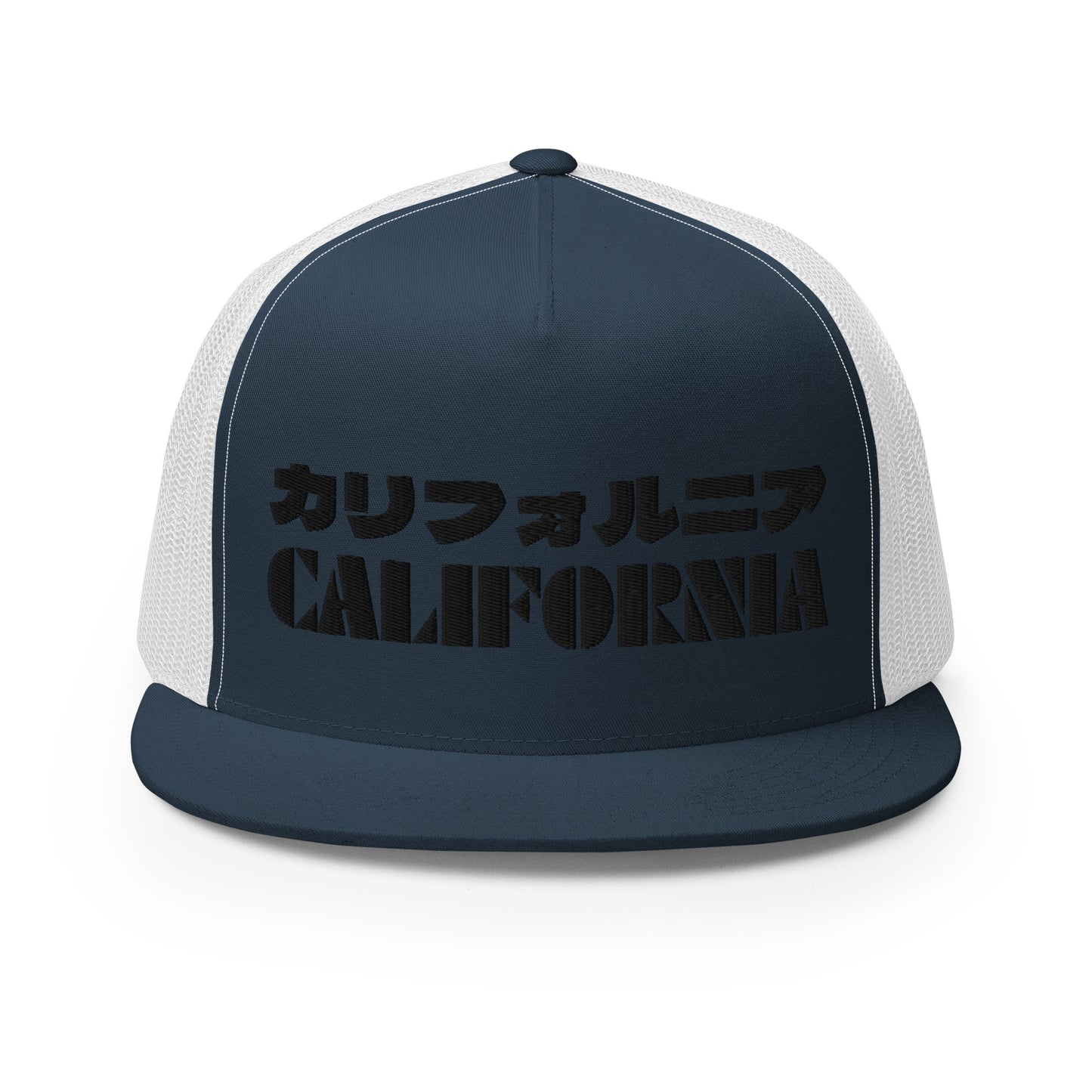 California Japanese Katakana Trucker Cap