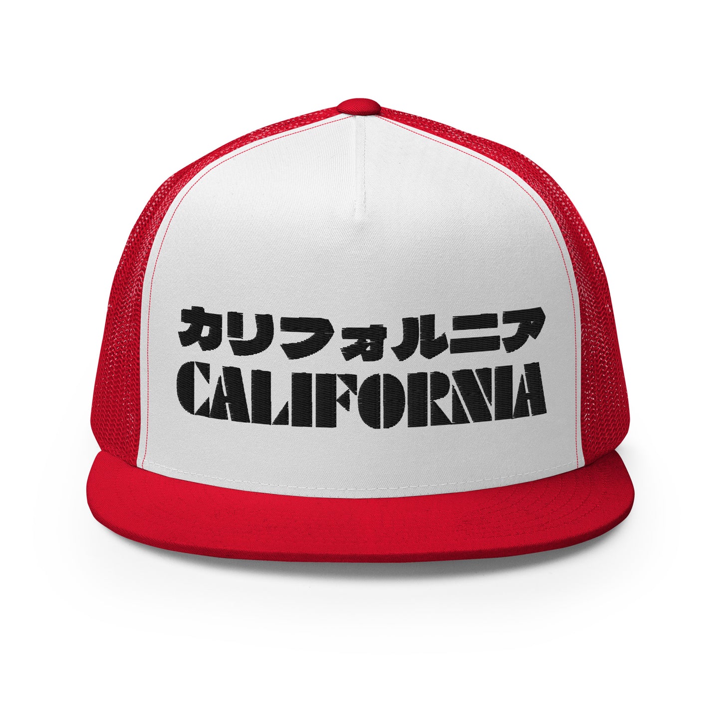 California Japanese Katakana Trucker Cap